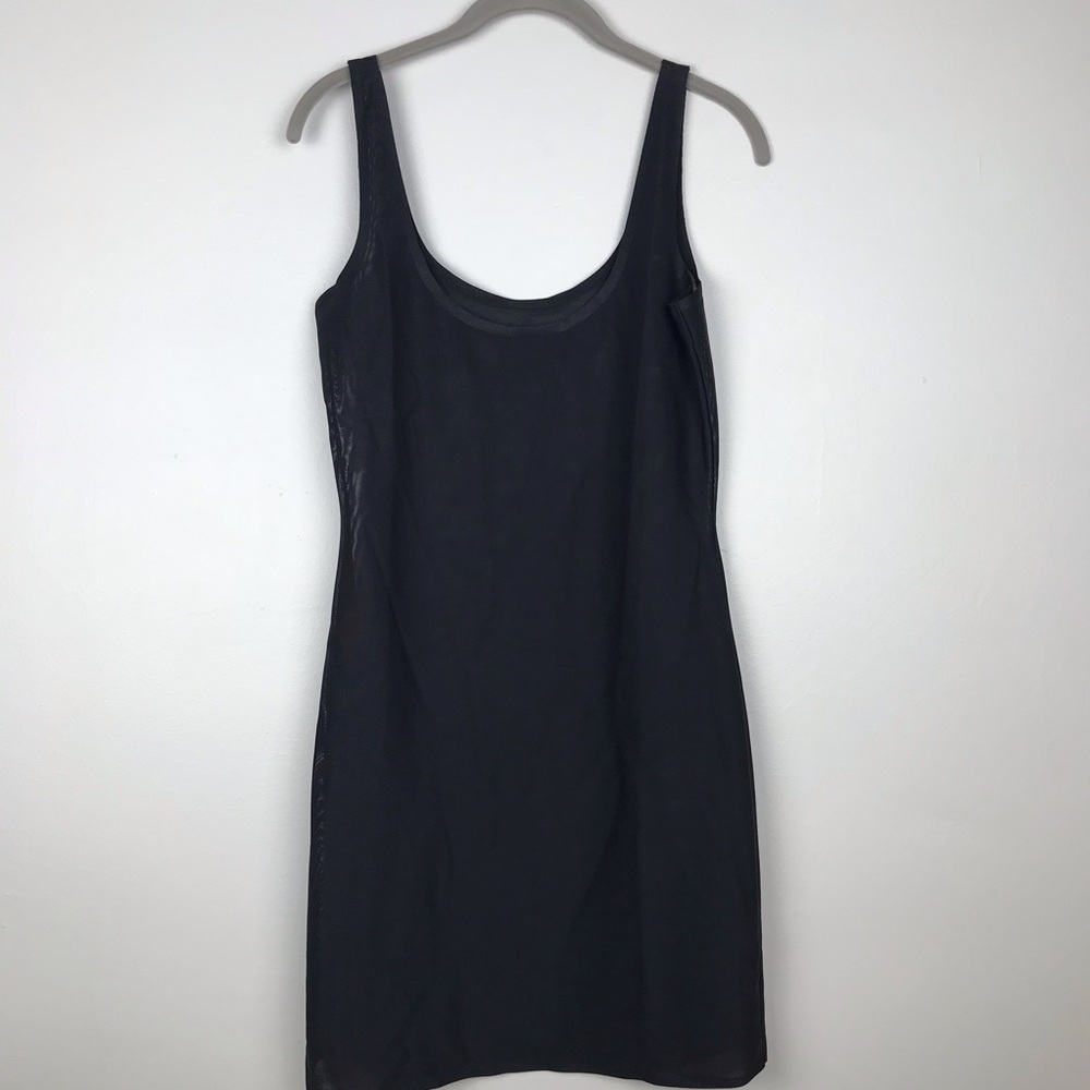 COS Seamless Slip Dress Black - Picture 3 of 6